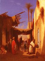 Frere, Charles Theodore - Street In Damascus and Street In Cairo